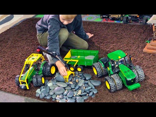 BRUDER John Deere Tractors  ERTL JOHN DEERE 9620 in JACK's bWorld FARM