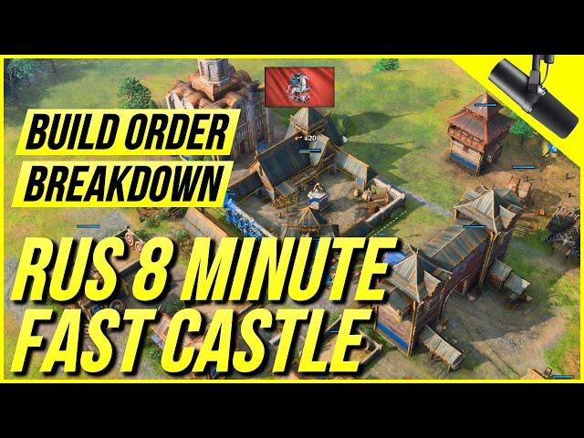 Age of Empires 4 - The Rus Fast Castle