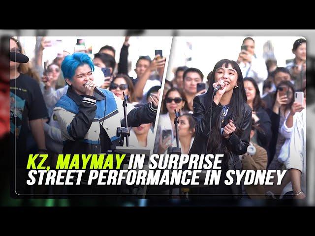 KZ, Maymay surprise Sydney-based Pinoys with street performance | ABS-CBN News