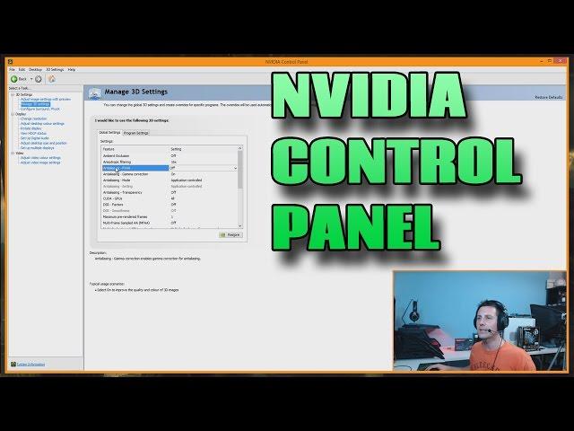 Nvidia Control Panel Settings Explained - How to Use Manage 3D Settings