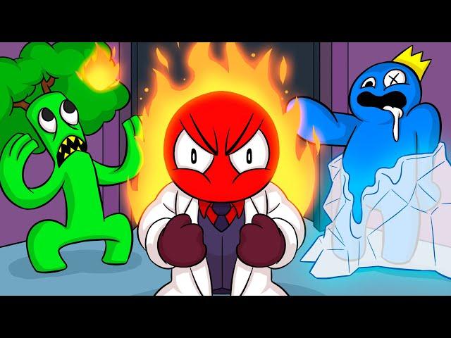 RAINBOW FRIENDS, But They're ELEMENTAL?! (Cartoon Animation)