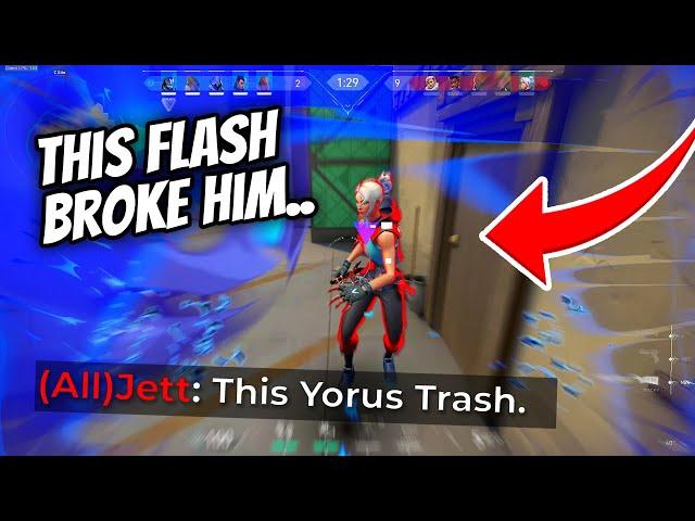 This Yoru Flash got me Reported.. (With Notes) | Valorant Outplays