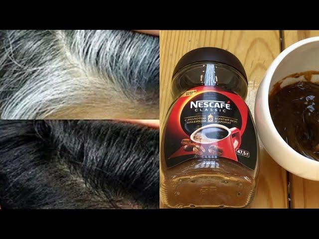 Apply and turn white hair into black hair forever