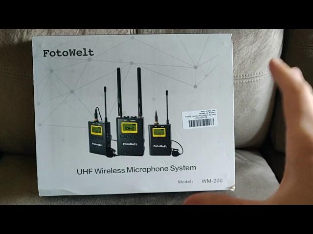 Budget Friendly Wireless Lapel Set - FotoWelt WM-200