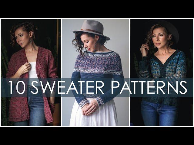 10 Easy Sweater Patterns to Crochet this Fall (Plus a New Design and a Sweet Deal on Patterns!)