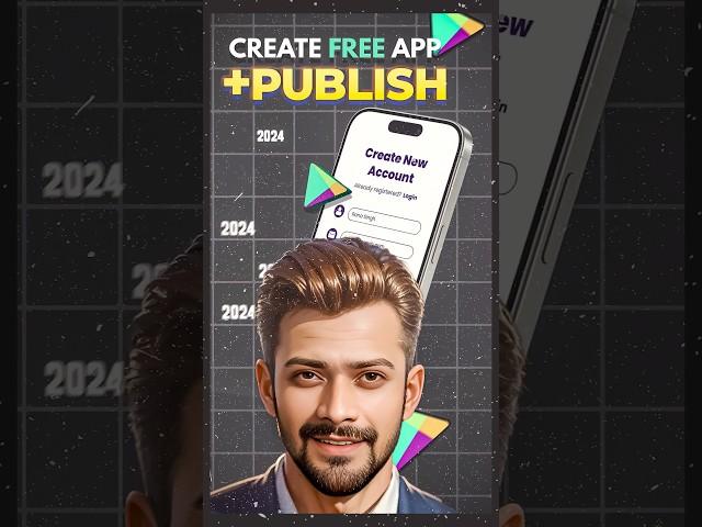 How to Make a FREE Android app in 2024 + Publish in Play Store ▶️