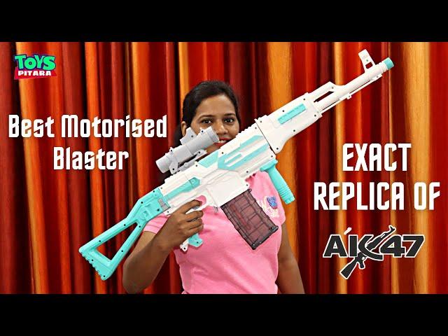 AK 47 Toy Gun Unboxing | Review | Testing | AK 47 Automatic Rifle price in India | Toys Pitara