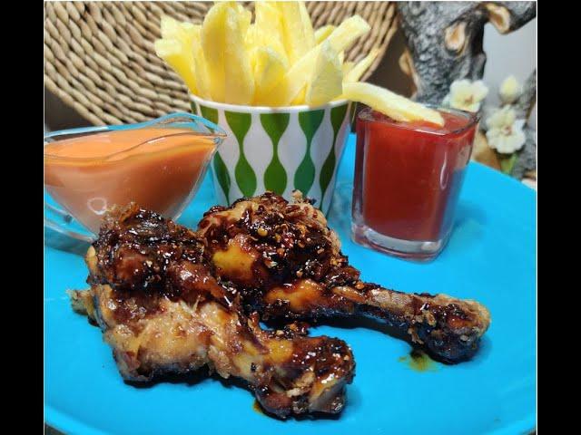 Hot & Sweet Glazed Chicken Drumstick by Food Genre