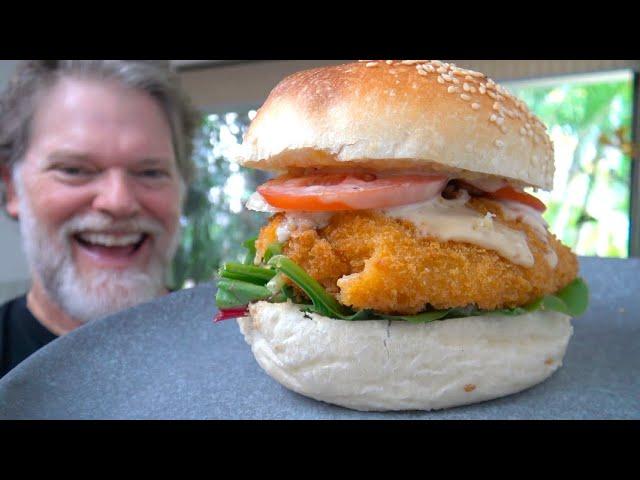 Easy Delicious Chicken Kiev Burger Recipe