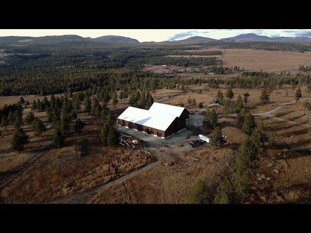 140x80 and 96x48 Custom Horse Arena with Joined Living Space - Northern Washington