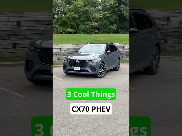 3 Cool Things 2025 Mazda CX-70 GT PHEV #automobile #autoreview #carreview