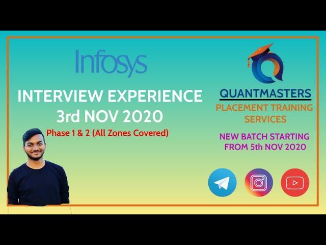 Infosys Interview Experience 2021( 3rd Nov) | How to get Placed in Infosys? Infosys Phase 1 & 2 Q&A