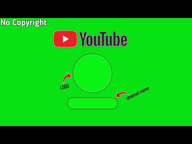 YouTube channel intro green screen no copyright | Chroma key | Intro for YouTube