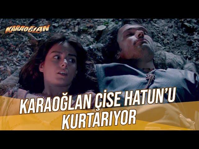 Karaoğlan - Karaoğlan Çise Hatun'u Kurtarıyor