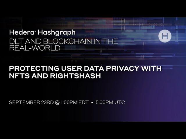 Protecting user data privacy with NFTs and RightsHash