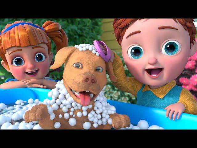 Bath Song (Dog Edition) | Beep Beep Nursery Rhymes & Kids Songs