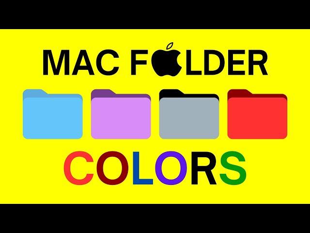 Change Folder Color on Mac