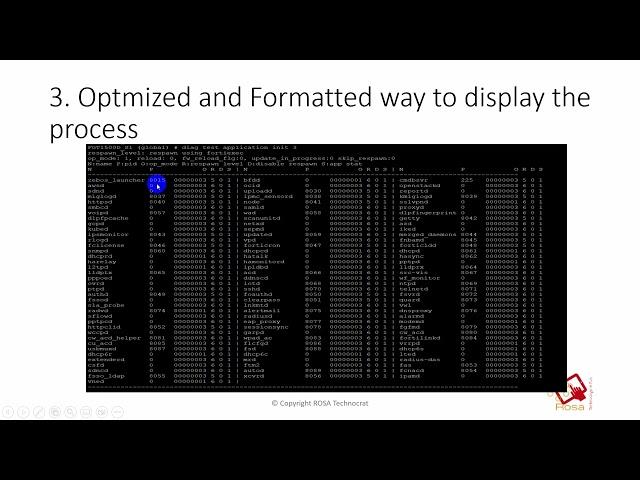 Fortigate - diag test application init - Initd daemon/process