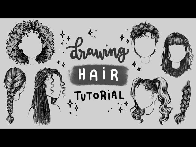 How To Draw Hair | Tutorial