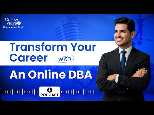 Pursue Online DBA to transform your Career & Upgrade your Skills