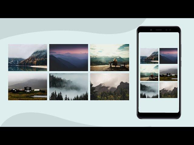 Responsive Grid image Gallery using HTML CSS