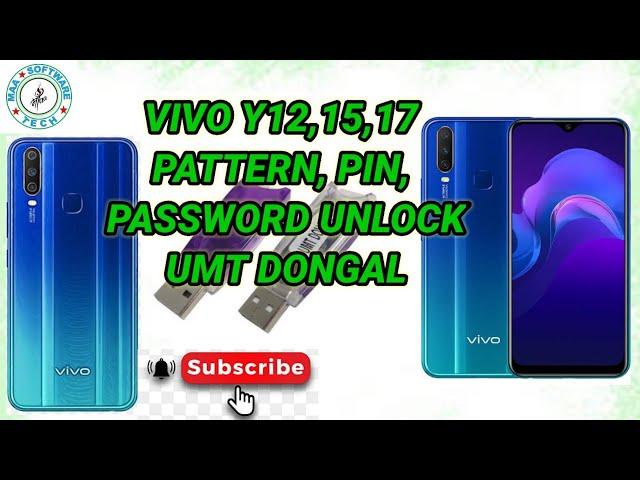 Vivo y12,y15 ,y17 pattern,pin,password unlock by umt dongle