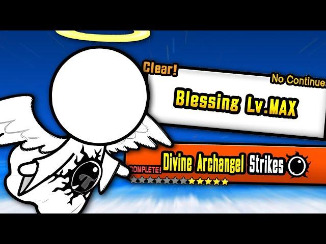 Defeating Divine Archangel Exiel! (Battle Cats)