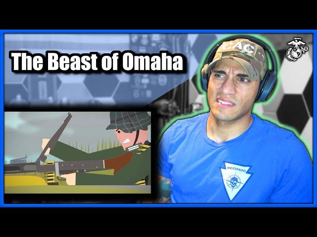 US Marine reacts to the D-Day "Beast of Omaha"