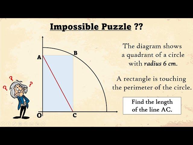 It Looks Like an Impossible to Solve Problem | Logic Puzzle | Trick Question