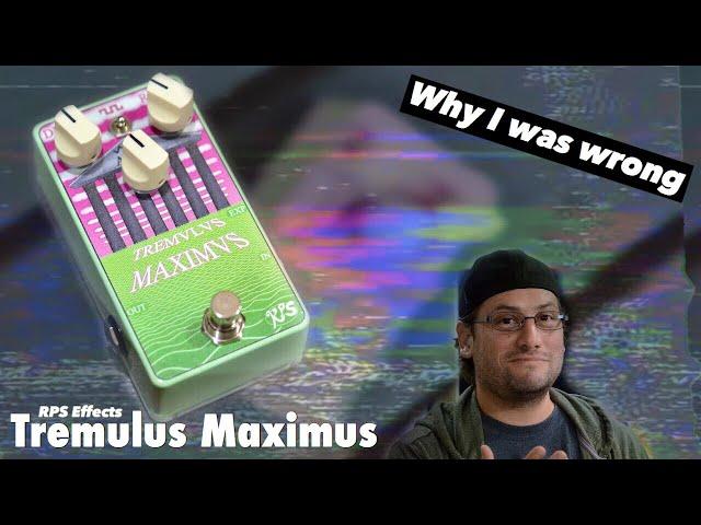 RPS Tremulus Maximus demo | Why I was wrong about this guitar tremolo and what tricks we can unlock