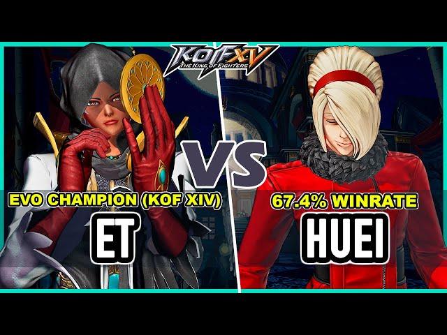 KOF XV  ET (Geese/Najd/O.Yashiro) vs Huei (Sylvie/Najd/Ash)