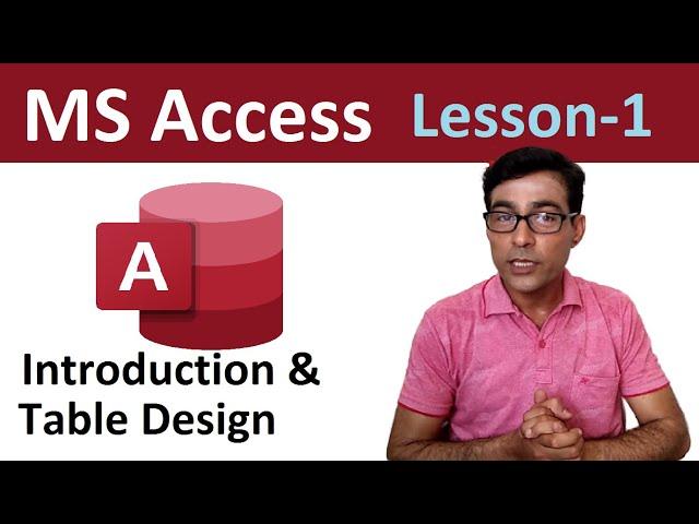 MS Access tutorial for beginners part-1| MS Access 2007, 2010, 2013 in hindi | what is ms access |CC