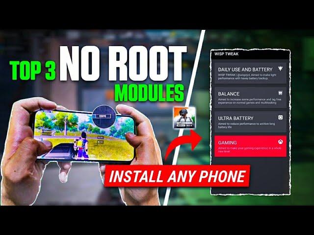 Max 90-120 FPS | Install Non Root Module in any Phone | How To Fix Lag in Pubg & Bgmi 3.3.1 Update