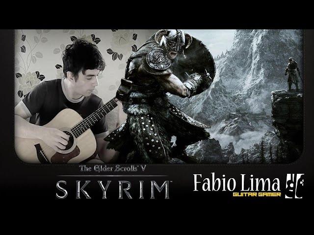 The Elder Scrolls V "Skyrim" on Fingerstyle by Fabio Lima (GuitarGamer)