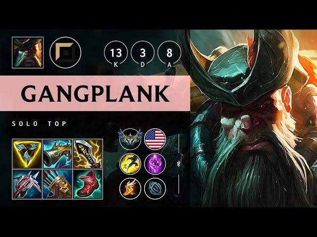 Gangplank Top vs Akali: Legendary - NA Challenger Patch 14.16