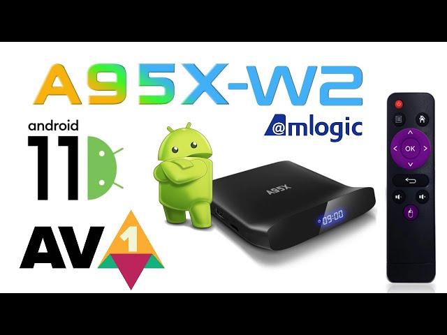 2022 A95X-W2 Amlogic S905W2 AV1 Android 11 TV Box