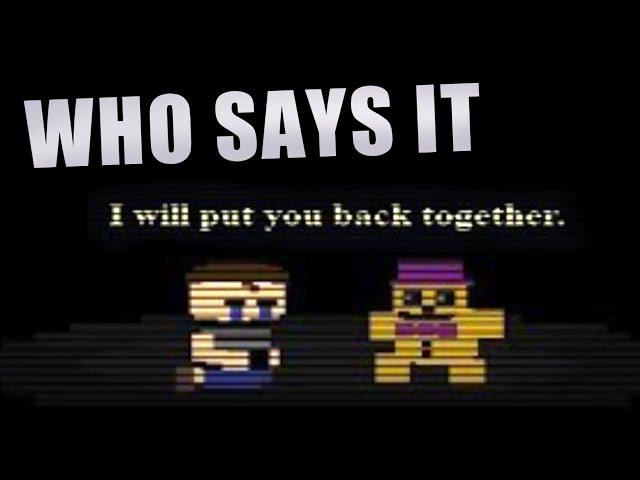 FNAF 4 - WHO Put the Crying Child BACK TOGETHER (FNAF Theory)