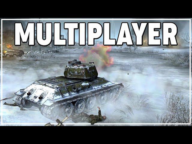 FIRST LOOK GATES of HELL MULTIPLAYER | BRUTAL T-34-85 Flank OBLITERATES German ARMOUR | GoH Gameplay