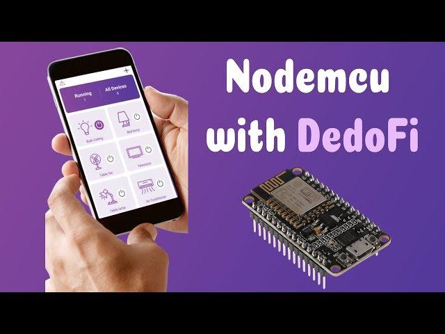 Nodemcu wifi control with DedoFi