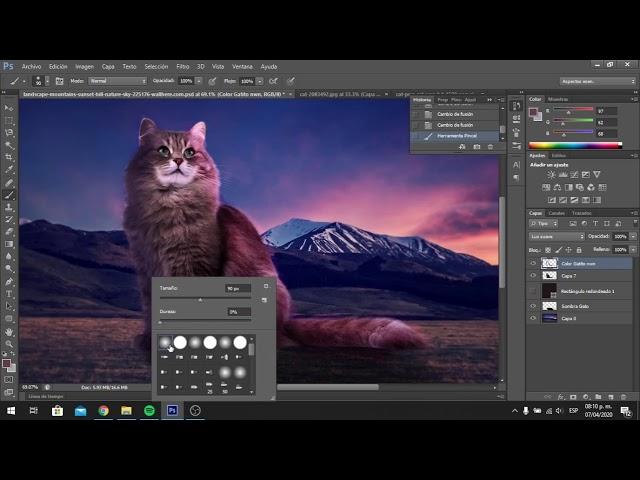 GIGANT CAT Speed Paint | Photoshop CS6