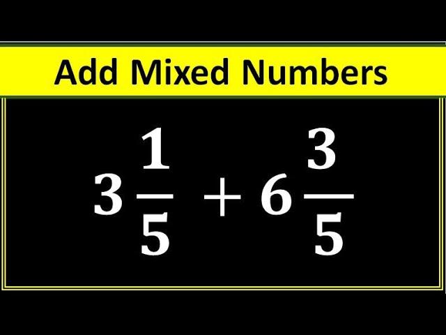 How to Add Mixed Numbers Fast | Adding Mixed Fractions Simplified | Math Tricks | Ms. Riaz Academy