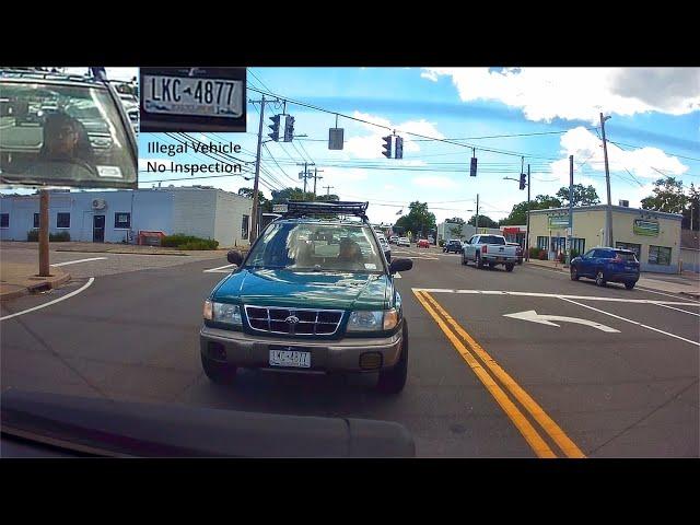 Illegal road rage Subaru driver | JoeteckTips