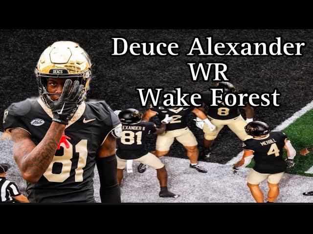 Wake Forest WR Deuce Alexander Transfers To Ole Miss // Quick and Explosiveness Slot WR