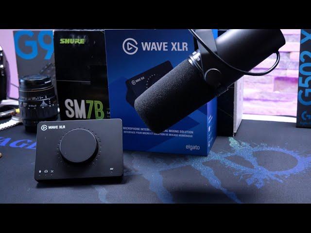 Shure SM7B & Elgato Wave XLR. No Cloudlifter Required.