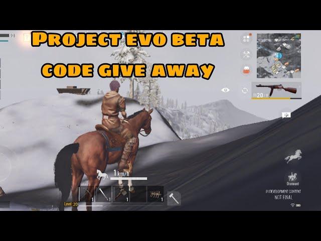 Project Evo -Beta code giveaway