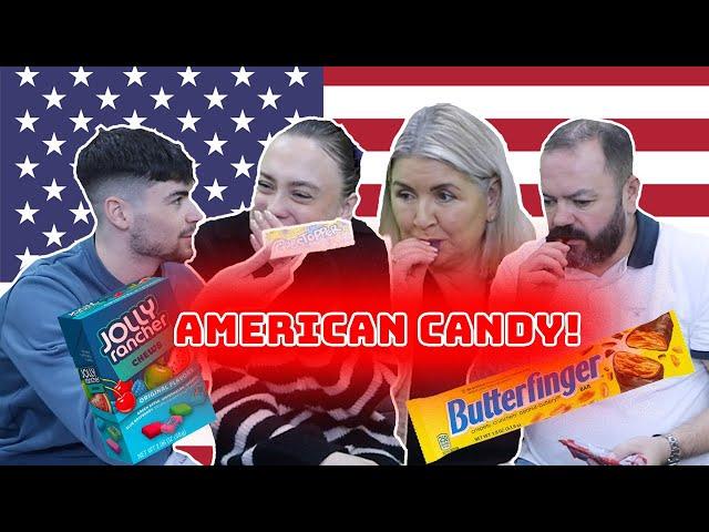 BRITISH FAMILY TRY AMERICAN CANDY!