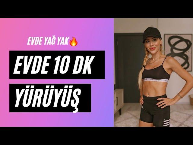 Evde yürüyüş ile yağları Yak! (Türkçe pop şarkılar eşliğinde)