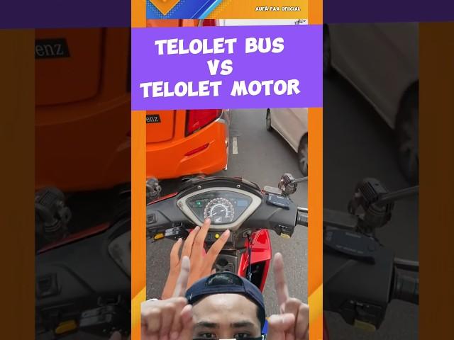 MENANG TELOLET MOTOR? daripada Telolet Bus