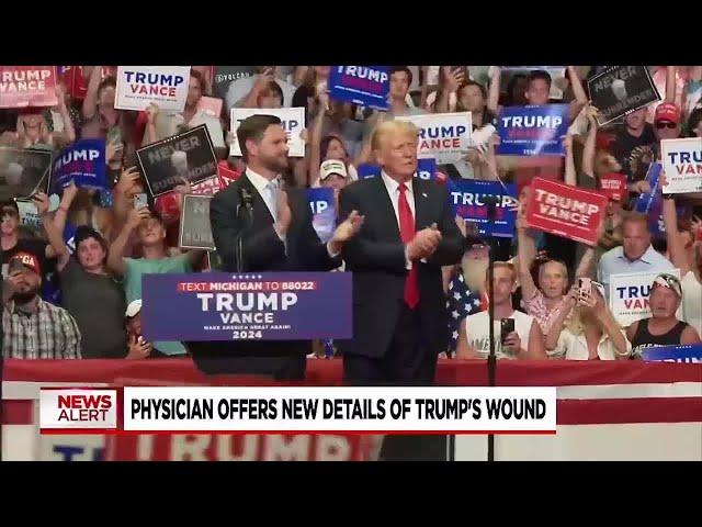 Donald Trump physician gives official update on ear injury