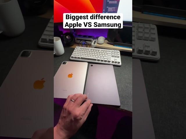 Biggest differences between APPLE IPAD VS SAMSUNG TABLET #teamapple #teamsamsung